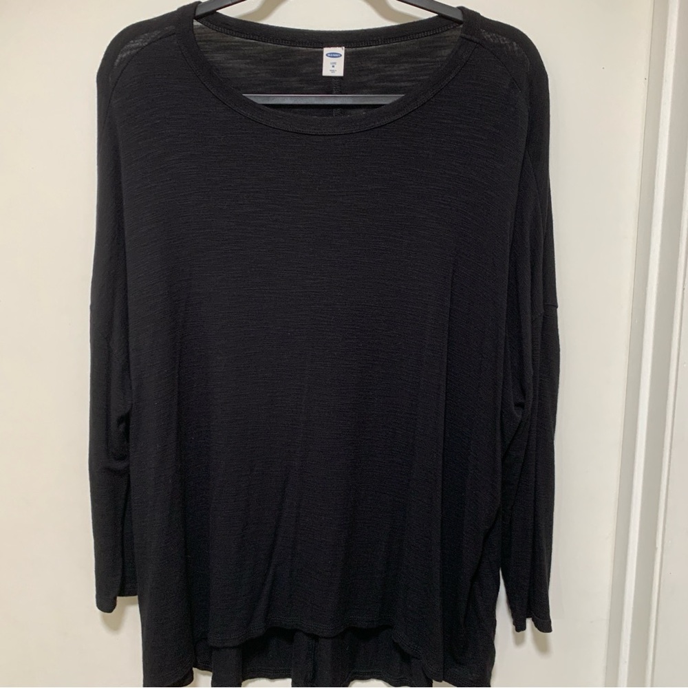 Black Long Sleeve Top